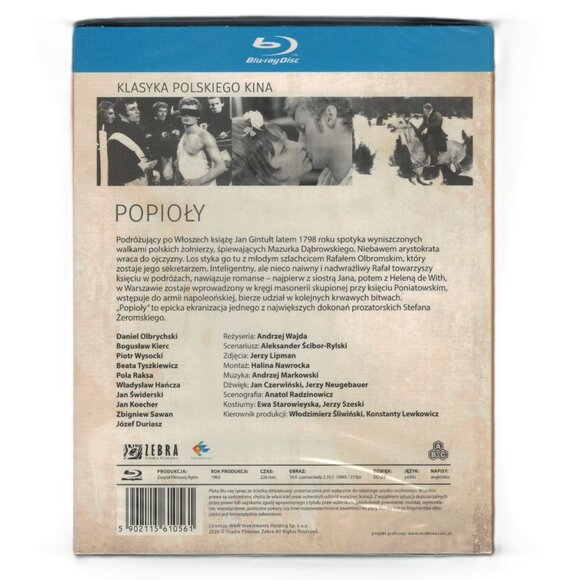 Popioly - The Ashes (Blu-ray) 1965 Andrzej Wajda POLSKI POLISH Region Free - Picture 2 of 2